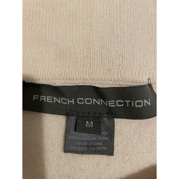 French Connection Womens Long Sleeve Turtleneck Sweater Sz Medium Acrylic Blend - Picture 8 of 11